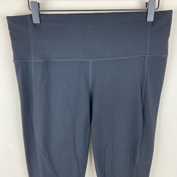 Athleta Mantra Mesh Capri Black Leggings - Picture 4 of 8